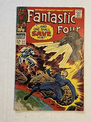 Buy FANTASTIC FOUR #62 VG/FN 1st BLASTAAR Appearance! INHUMANS! SANDMAN! Marvel 1967 • 56.22£