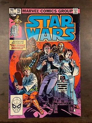 Buy Star Wars #70  (marvel Bronze Age Comics) 1982  Fn+/ Vf- • 7.11£