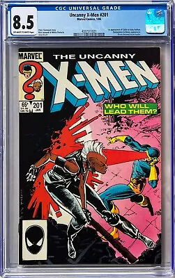 Buy Uncanny X-Men #201 CGC 8.5. 1st Appearance Of Cable As A Baby!! • 45£