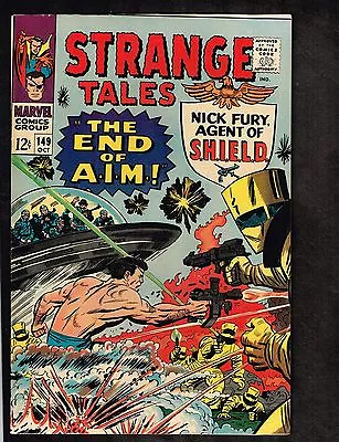 Buy Strange Tales #147 ~ Shield Vs AIM / Dr. Strange ~ 1966 (8.0) WH • 30.93£