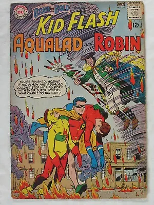 Buy DC Comics Kid Flash Aqualad Robin The Brave And The Bold 54 1st App Teen Titans • 276.70£