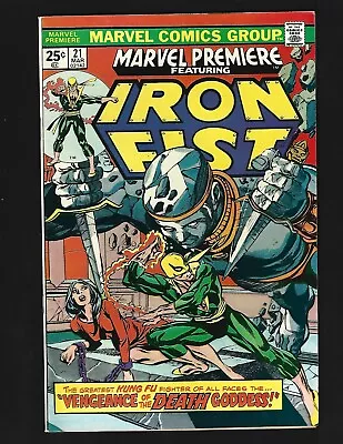 Buy Marvel Premiere #21 VF Kane 1st Misty Knight Iron Fist Colleen Wing Batroc • 38.92£