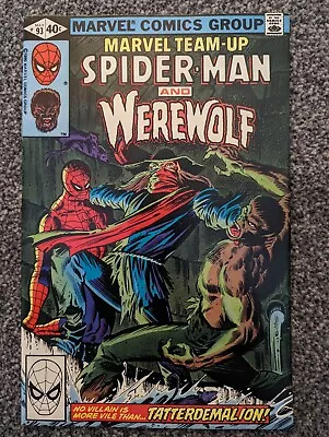 Buy Marvel Team Up 93. Marvel 1980. Spider-Man, Werewolf By Night, • 3.99£