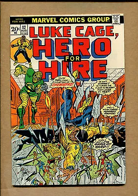 Buy Luke Cage Hero For Hire #12 - Chemistro! - 1973 (Grade 5.5) WH • 6.83£