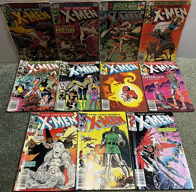 Buy 11 Marvel Uncanny X-MEN Comic Lot #118, 127, 152, 165 To 167, 174, 186, 190, 197 • 91.06£