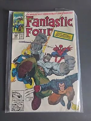 Buy Fantastic Four #348  Ghost Rider, Hulk, Wolverine & Spider-Man, Marvel • 15£