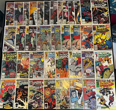 Buy SPECTACULAR SPIDER-MAN (38-Book MEGA LOT) Marvel (1976-1998) W #78 102 117 126 + • 90.92£