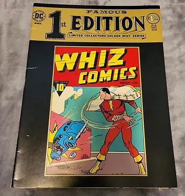 Buy Famous 1st Edition DC Reprint Of Whiz Comics Feb 1940 Issue, Capt Marvel Origin! • 14.39£