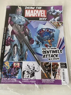 Buy Draw The Marvel Way - Issue 96 How To Draw Sentinels Attack In 9 Steps • 3£