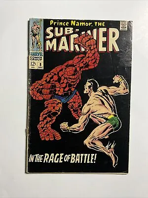 Buy Sub-Mariner #8 (1968) 4.0 VG Marvel Silver Age Key Issue Thing Battles Namor • 59.75£