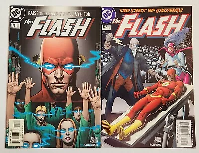 Buy The Flash #171 & 172 VF 1st App Cicada  Blood Will Run!  DC Comics 2001 Key  • 7.53£