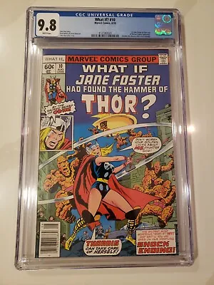 Buy What If 10 CGC 9.8 Marvel Comics 1978 Journey Into Mystery 83 Homage Jane Foster • 596.69£