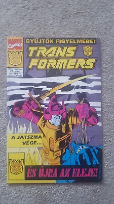 Buy Transformers #80 - Last Issue - Death Of Getaway COMIC  Hungary Foreign Edition • 48.06£