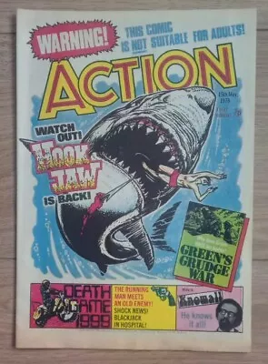 Buy ACTION COMIC #14 PRE BAN UK COMIC 15th MAY 1976  • 13£