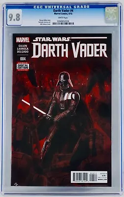 Buy Darth Vader #4 CGC 9.8 White Pages NM/MT Star Wars Marvel Comics 2015 • 59.57£
