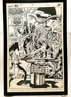 Buy Fantastic Four #82 Pg. 11 By Jack Kirby 11x17 FRAMED Original Art Poster Marvel • 47.39£