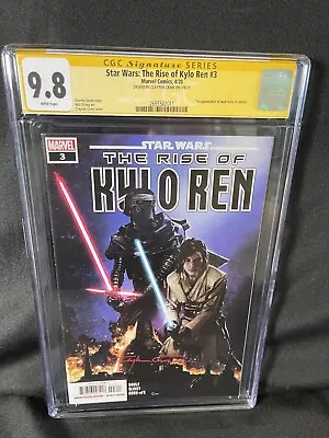 Buy Star Wars: The Rise Of Kylo Ren 3 CGC 9.8 SS Signed Clayton Crain 1st Avar Kriss • 87.35£