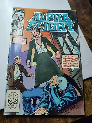 Buy Alpha Flight #7 ~ NEAR MINT NM ~ 1984 Marvel Comics • 3.23£