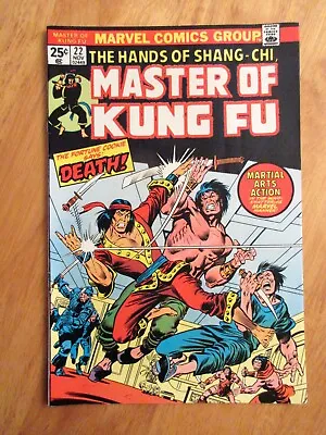 Buy MASTERS OF KUNG FU #22 (1974) **Super Bright & Glossy!** (VF+) Gorgeous! • 14.69£