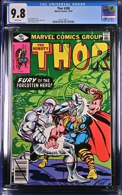 Buy Thor #288 Cgc 9.8 Keith Pollard White Pages 0012 • 197.64£