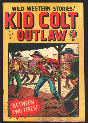 Buy Kid Colt Outlaw #7 1949-Marvel-1st Nimo The Lion Appearance-G/VG • 134.27£