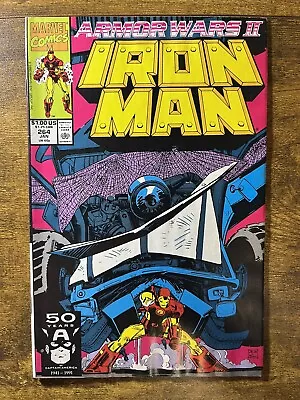 Buy Iron Man 264 Direct Edition John Romita Sr Cover Marvel Comics 1991 • 2.37£