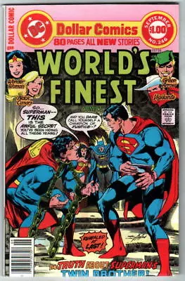 Buy WORLD'S FINEST COMICS 246 DC Batman Superman 1977 Neal Adams Wonder Woman Canary • 45.41£