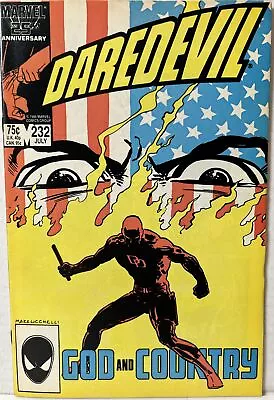 Buy Daredevil # 232--1st Appearance Of Nuke-Born Again--Frank Miller--1987--FN • 7.99£