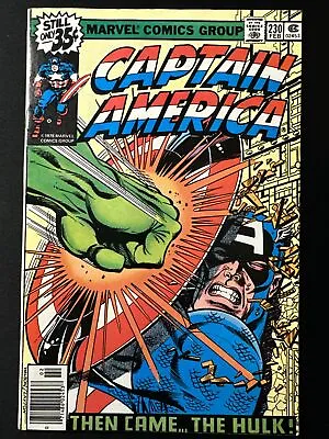 Buy Marvel Captain America #230 1978 Key Classic Cover Bronze Age Newsstand F/VF *A2 • 23.83£