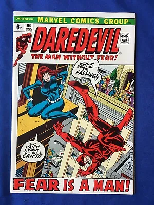 Buy Daredevil #90 VFN/NM (9.0) MARVEL ( Vol 1 1972) Origin Black Widow (2) • 29£