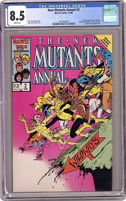 Buy New Mutants Annual #2D CGC 8.5 1986 4071664018 1st US App. Psylocke • 98.83£