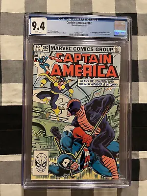 Buy Captain America #282 1st Jack Monroe As NOMAD 1st Print FALCON 1983 ZECK CGC 9.4 • 48.26£