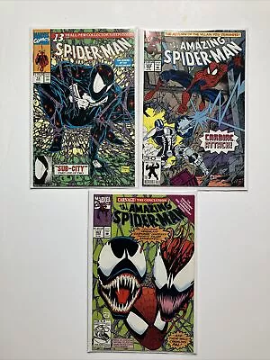 Buy Amazing Spider-Man #359, 363, Spider-Man #13 Lot McFarlane, Bagley Carnage VF/NM • 22.14£