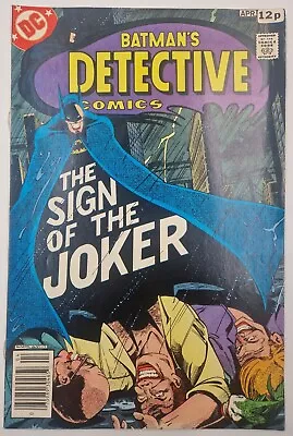 Buy Detective Comics #476 - 1978 DC - Classic Joker Story  The Sign Of Joker  VF/NM • 6.50£