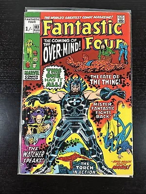 Buy Fantastic Four #113 Marvel Comics 1971 F+ British Price Variant • 24.12£