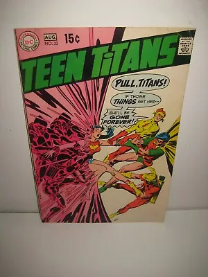 Buy Teen Titans #22 1969 DC Comics WONDER GIRL ORIGIN NICK CARDY COVER • 8.75£