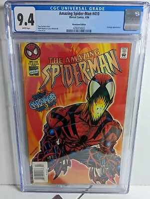 Buy Amazing Spider-Man #410 CGC 9.4 Newsstand WP! - 1996 Marvel Comics • 67.20£