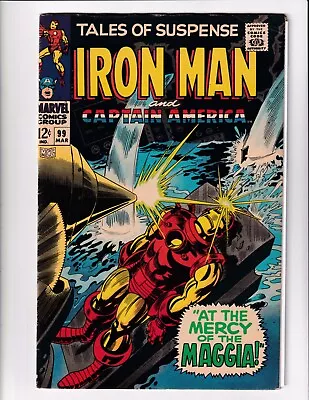 Buy Tales Of Suspense 99 Fn/vf Marvel Comics Book Iron Man/captain America (1968) • 71.95£