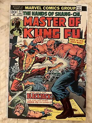 Buy MASTER OF KUNG FU # 17 First Appearance Of Black Jack Tarr MCU April 1974 • 7.88£