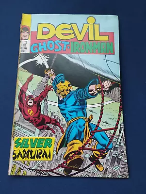 Buy 1975 DEVIL GHOST IRON MAN 122 Collectible Super Heroes Horn Editorial Silver Sam • 2.56£