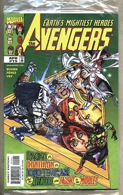Buy Avengers #15-1998 Nm 9.4 Factory Sealed Subscription Issue Marvel George Perez • 9.48£