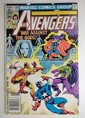 Buy Marvel Comics The Avengers #220 Jim Shooter Story Bob Hall Art VF/NM 9.0 • 10.44£