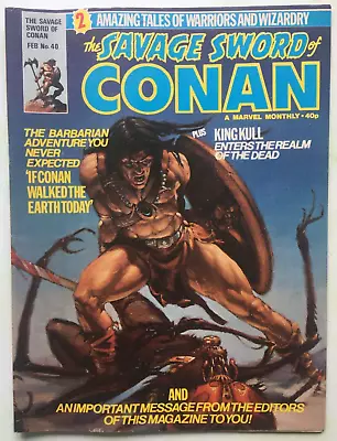 Buy The Savage Sword Of Conan #40 (Marvel Comics UK) • 2.99£