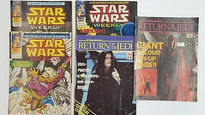 Buy Star Wars Weekly Issue #52 #55 #59 & Return Of The Jedi Issues #11 #32 Comics • 9.99£