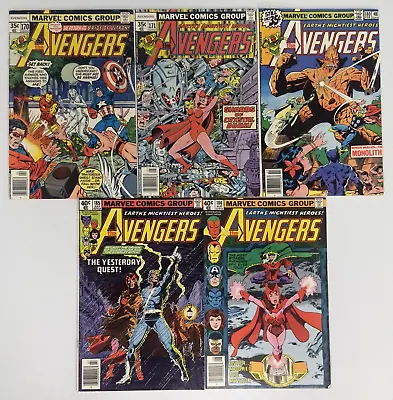 Buy Avengers #170 171 180 185 186 Marvel 1978 Lot Of 5 NM- 9.2 • 119.29£