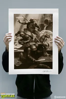 Buy Sideshow Teenage Mutant Ninja Turtles Tmnt Classic Variant Art Print Es 125 • 274.41£