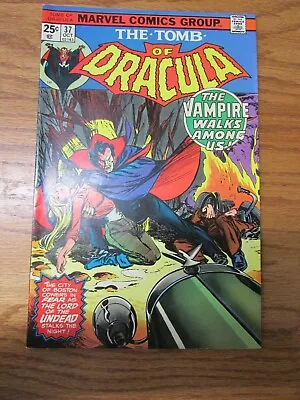 Buy Vintage Marvel Comics The Tomb Of Dracula Vol. 1 No. 37 October 1975 Comic Book • 15.77£