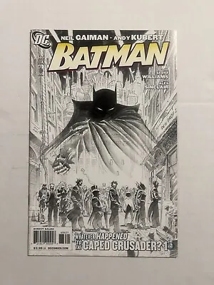Buy Batman #686 Whatever Happened To The Caped Crusader Andy Kubert Cover & Art 2009 • 39.58£
