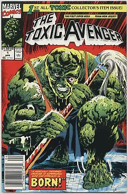 Buy The Toxic Avenger #1 1991 Newsstand 1st Appearance & Origin ! • 23.98£