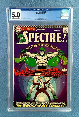 Buy Showcase #64 Cgc 5.0 Very Good/fine Ow/white-white Pages The Spectre Dc Comics • 51.96£